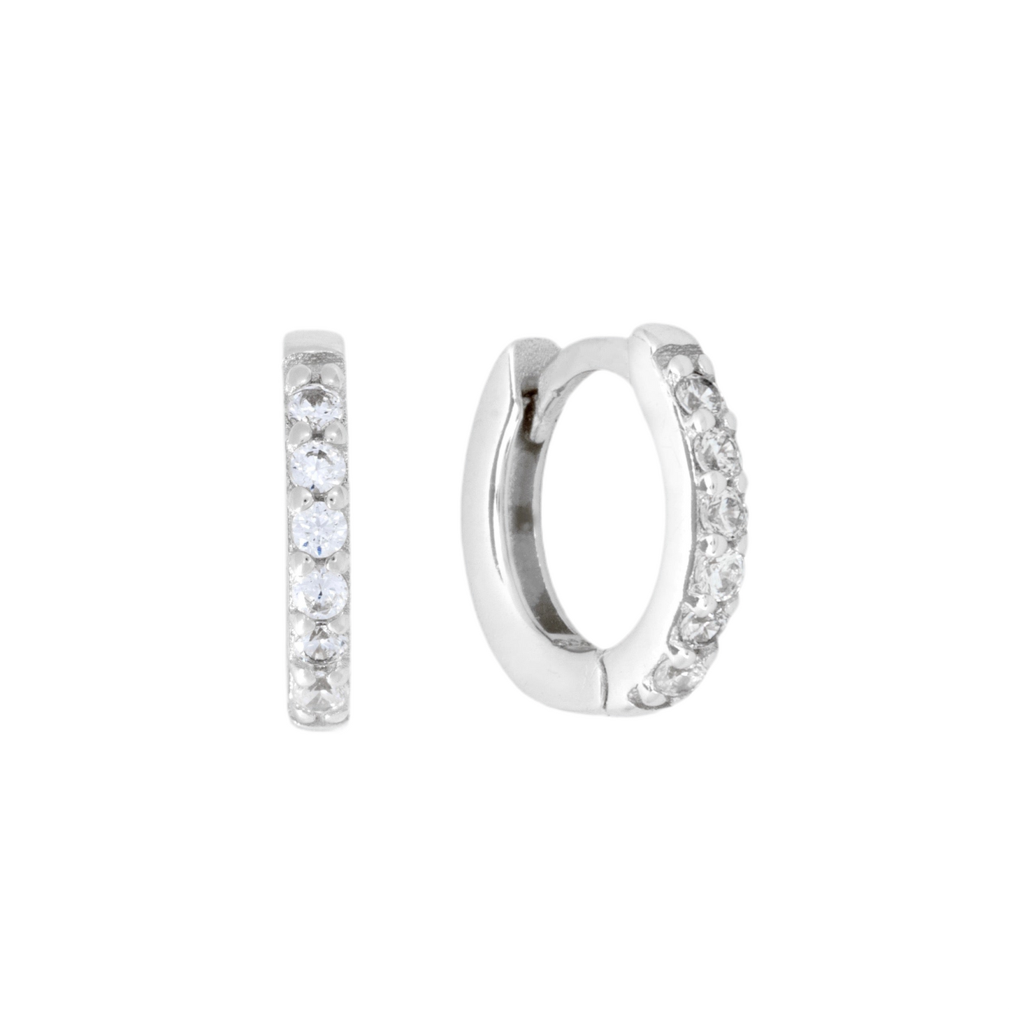 Lunar Hoops Silver