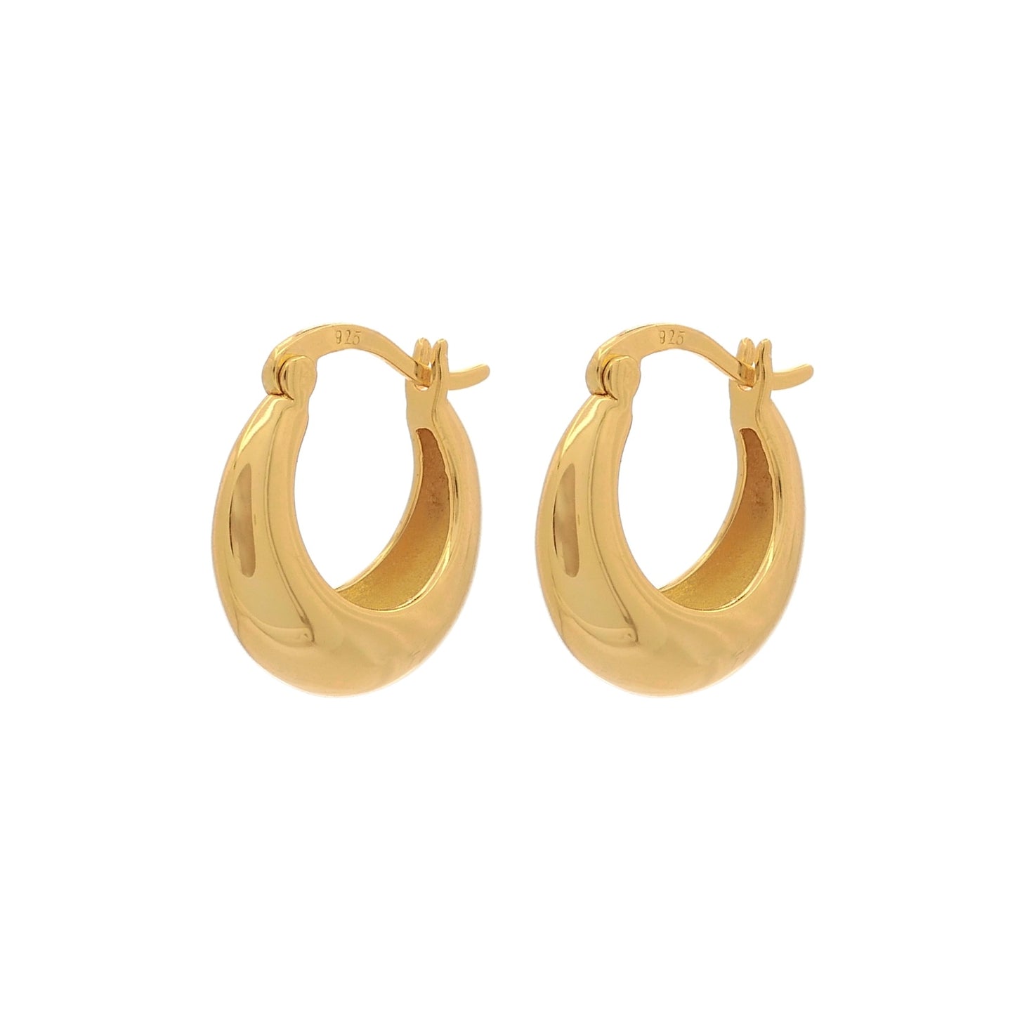 Talia Teardrop Hoops Gold
