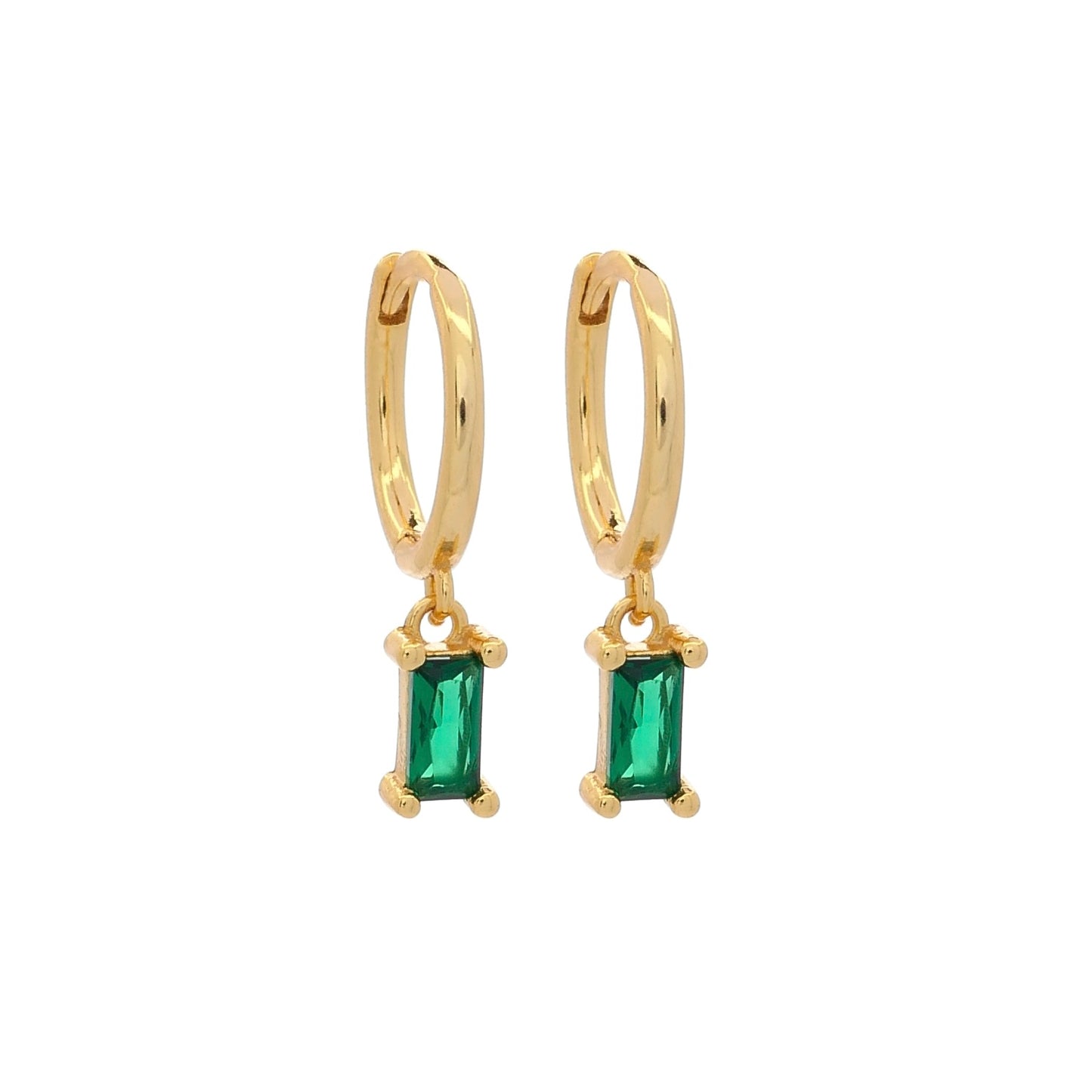 Emerald Cristallo Huggies Gold