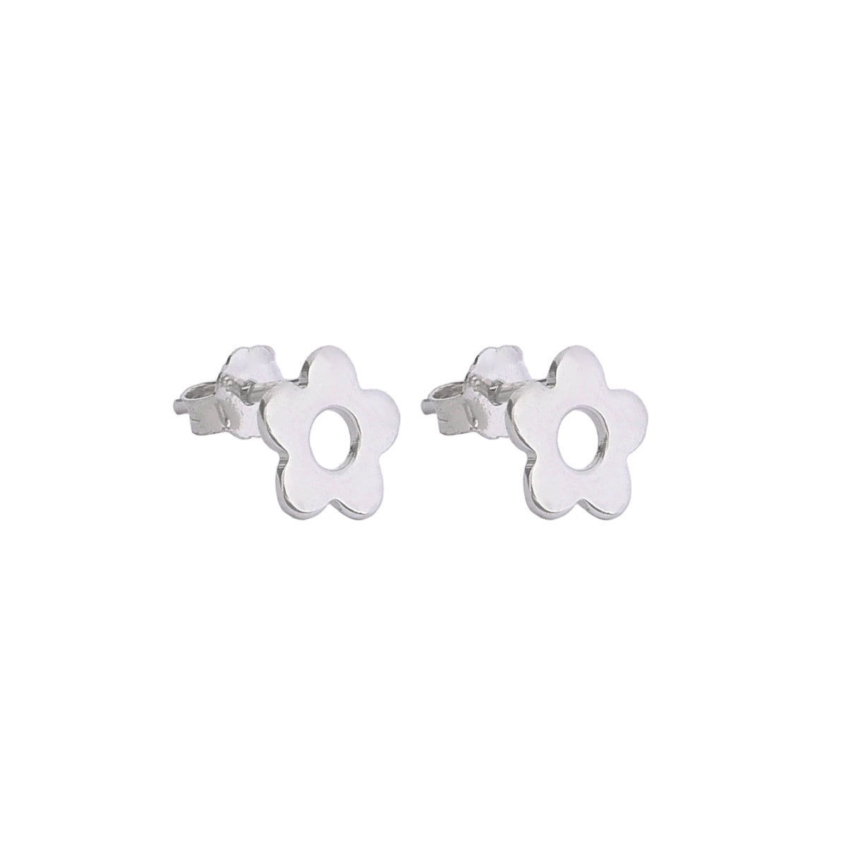 Flower Studs Silver