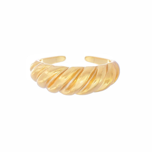 Gold Croissant Ring