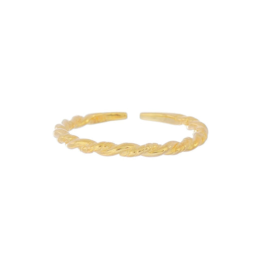 Bèllaa Rope Ring Gold