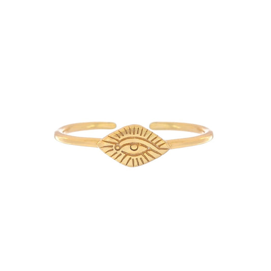 The Evil Eye Ring Gold