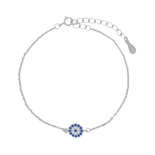 Evil Eye Bracelet Silver