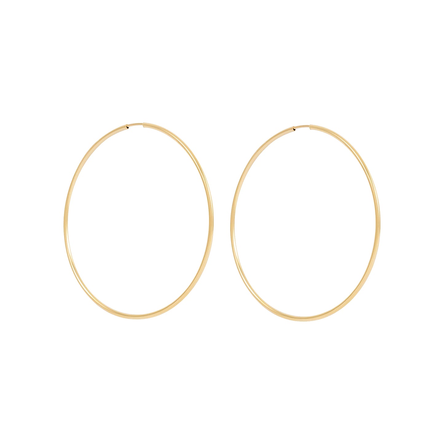 Thin Large Hoop Gold