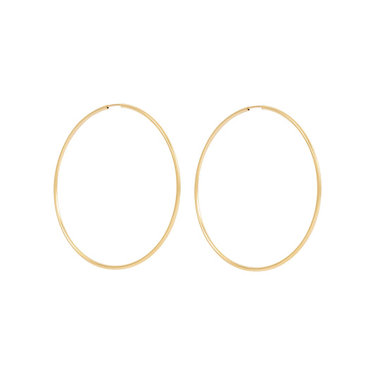 Thin Large Hoop Gold